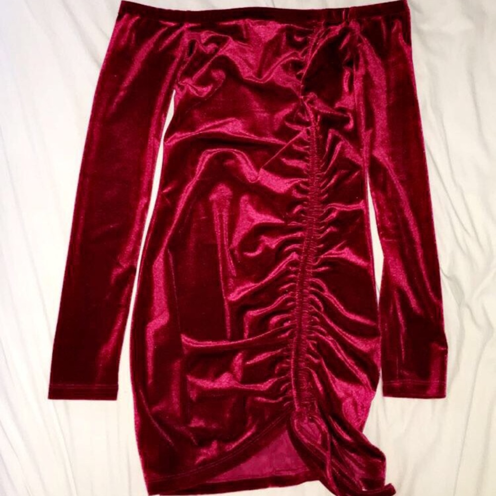 Forever 21 Velvet Bodycon Mini Dress Size S